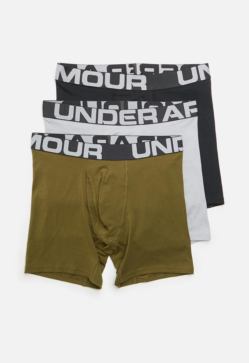 Under Armour - Charged cotton 6in 3 pack underwear - multi