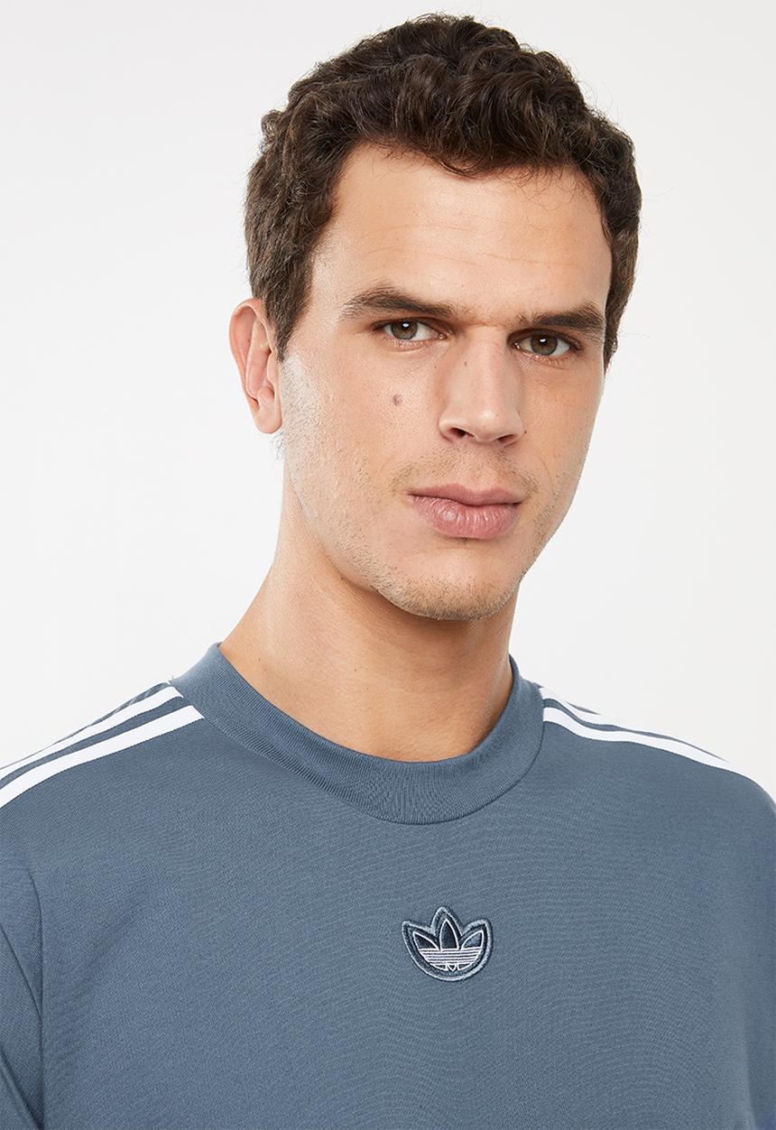 adidas Originals - Team signature trefoil T-shirt - blue