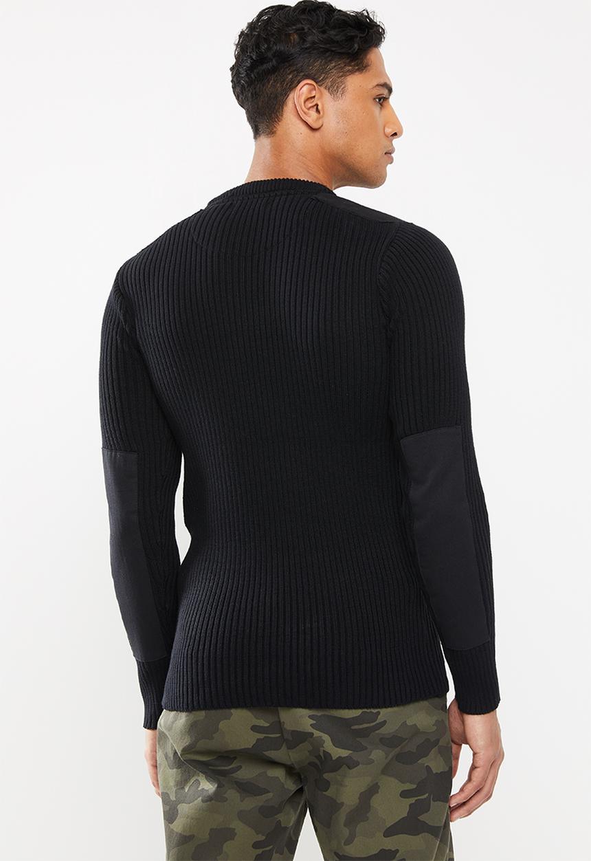 Brave Soul - Marvel crew neck sweater - black