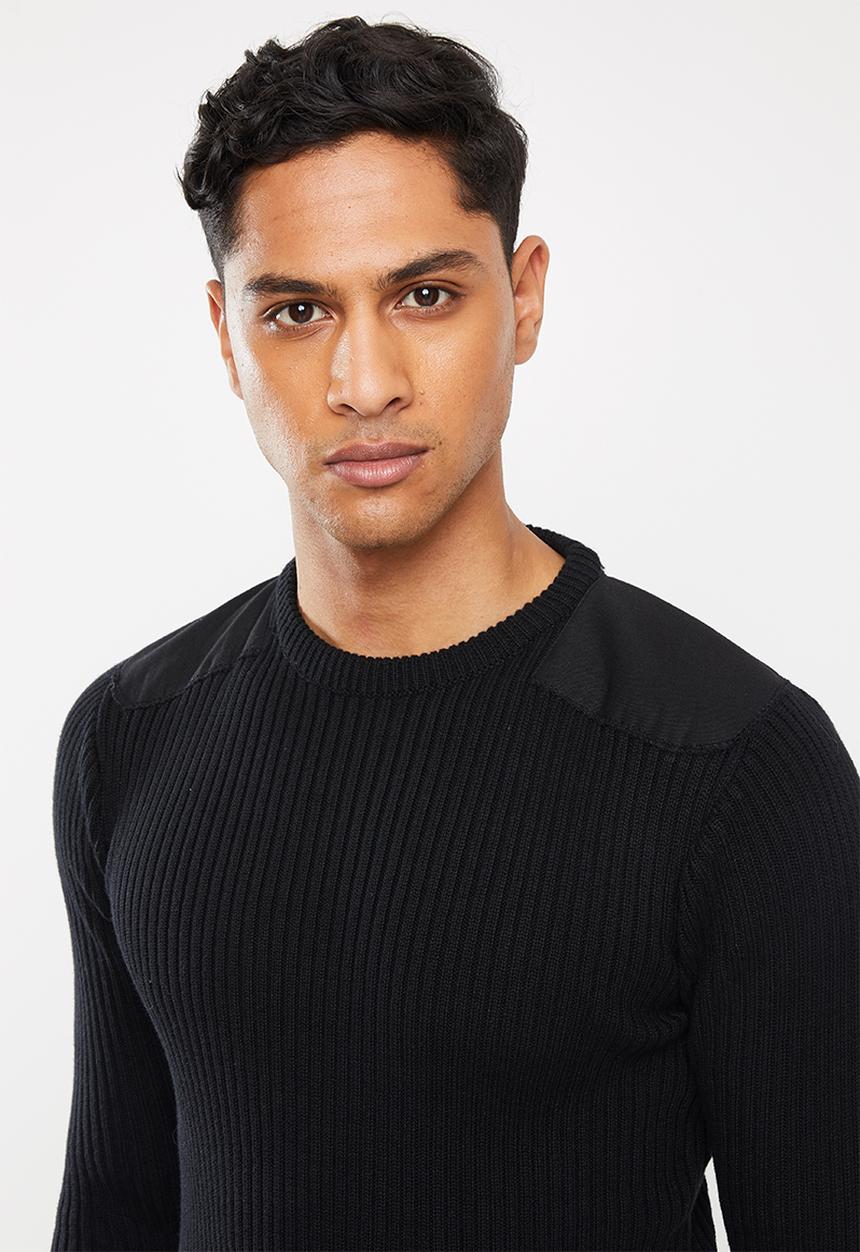 Brave Soul - Marvel crew neck sweater - black
