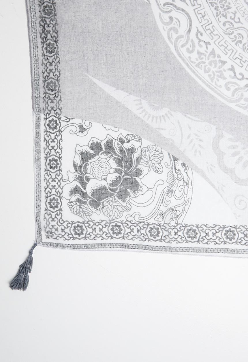 Joy Collectables - Printed scarf - grey