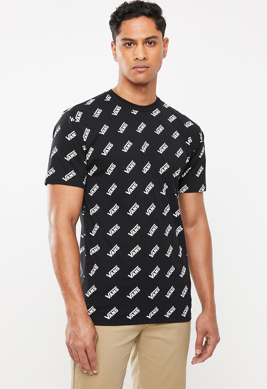 Vans - Retro all over Vans short sleeve tee - black