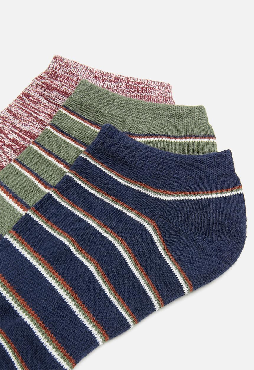 Cotton On - Ankle 3 pack socks - multi