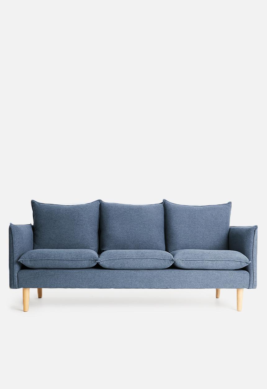 Sixth Floor - Hector 3-seater sofa - navy
