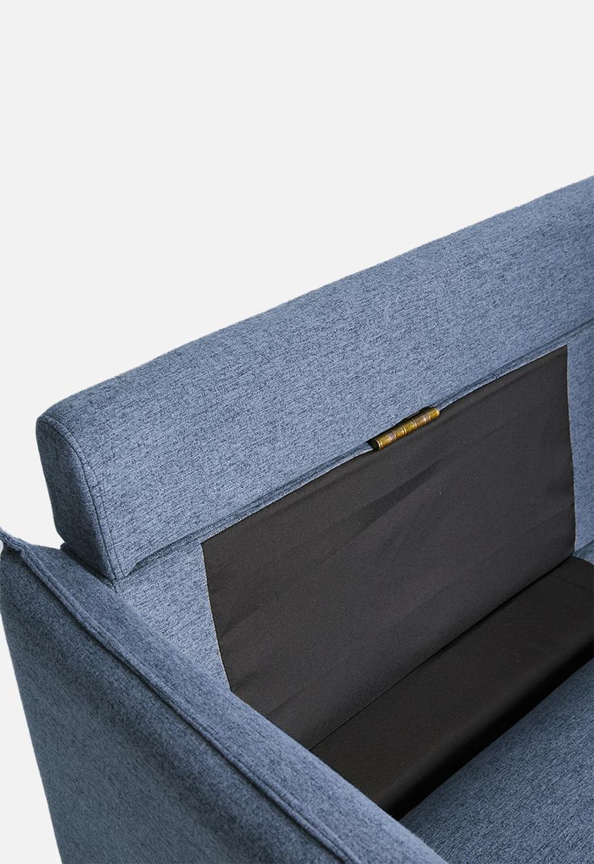 Sixth Floor - Hector 3-seater sofa - navy