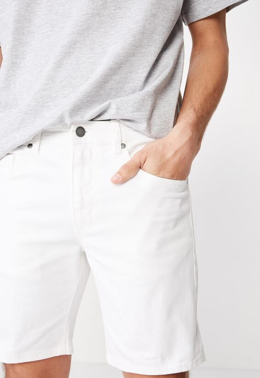 Cotton On - Straight short - white
