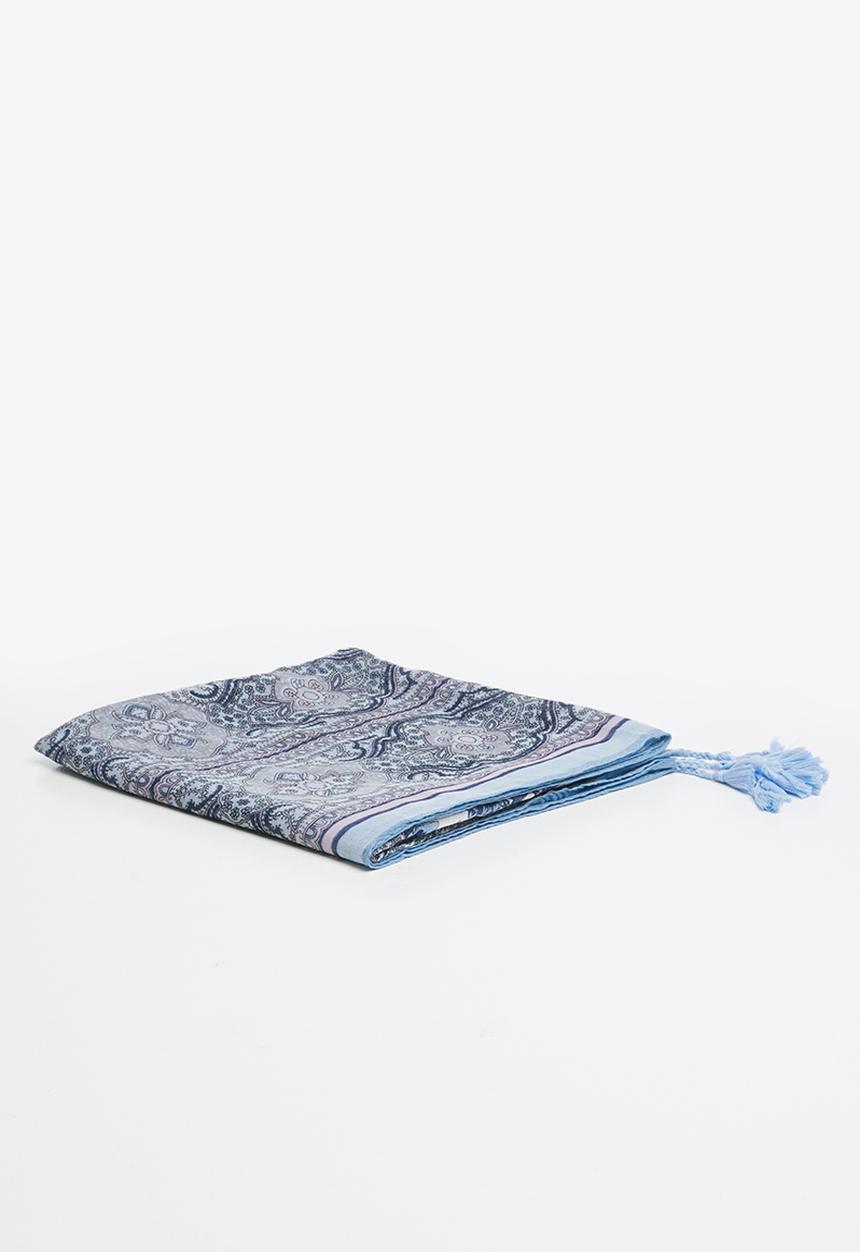 Joy Collectables - Paiseley scarf - blue