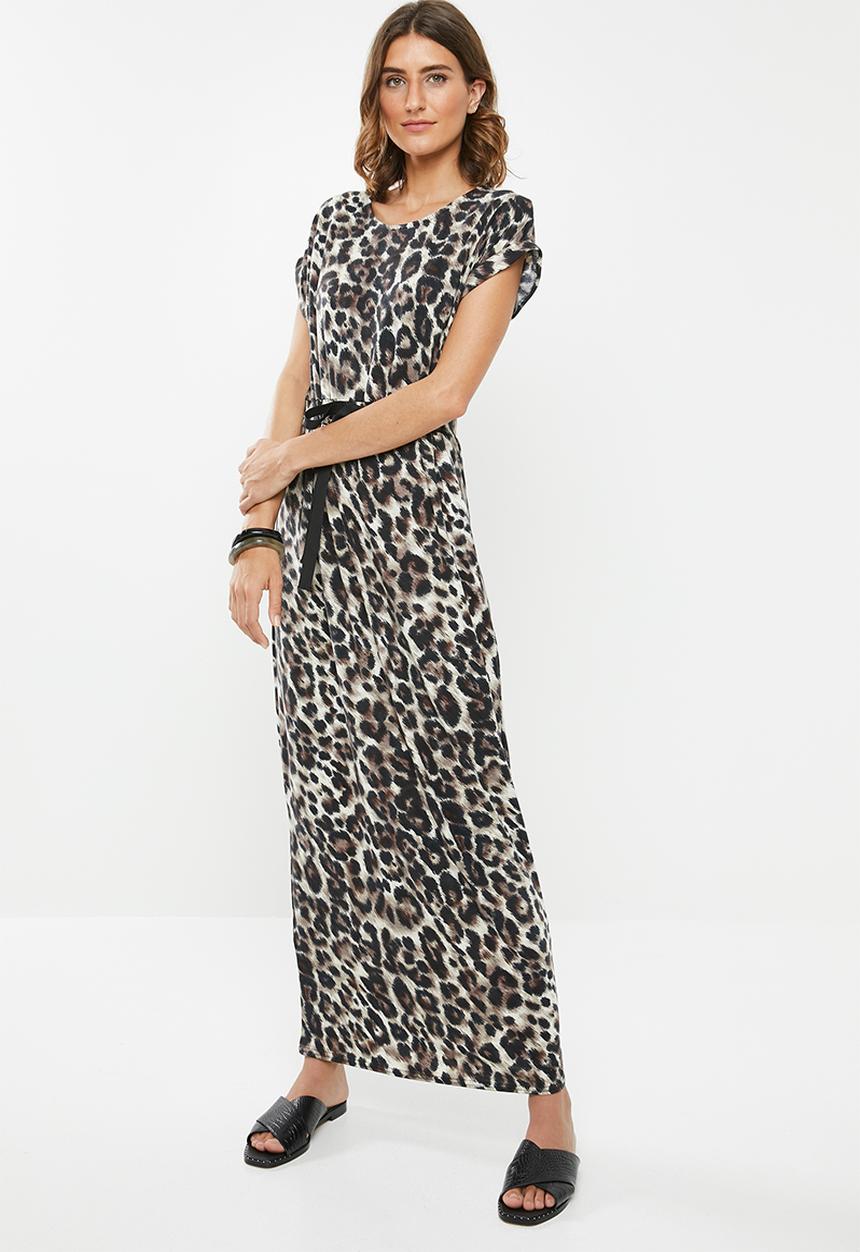 edit - Knot front column dress - multi 