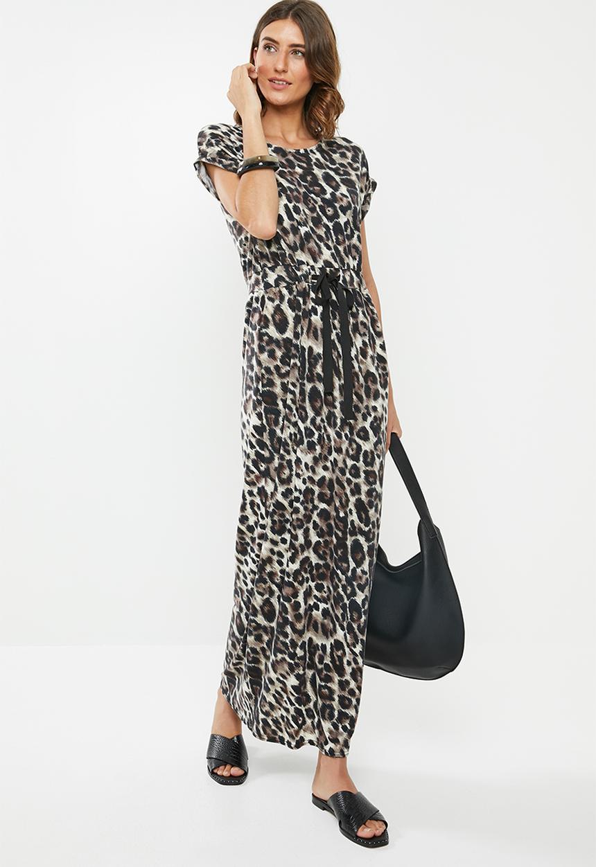edit - Knot front column dress - multi 