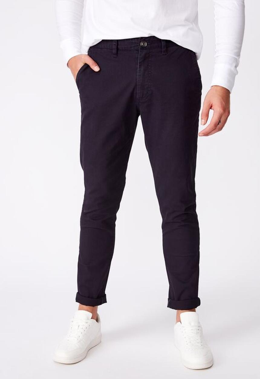 Cotton On - Skinny stretch chino - navy