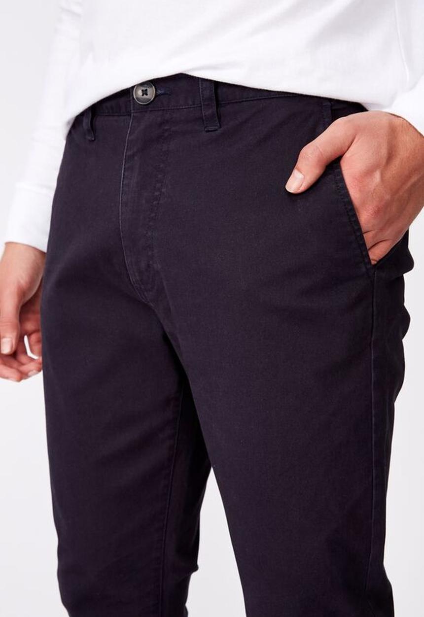 Cotton On - Skinny stretch chino - navy