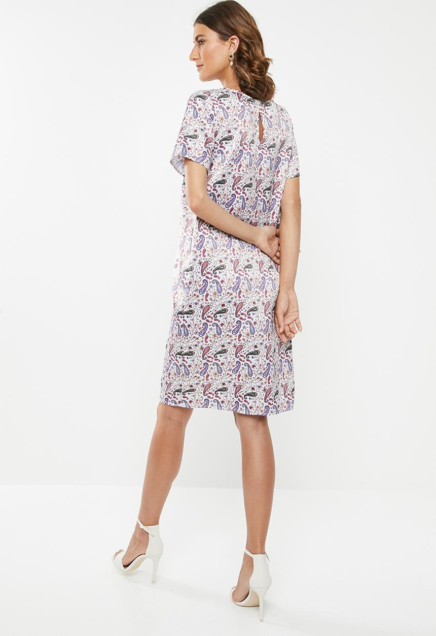 edit - Sleeved shift dress - multi 