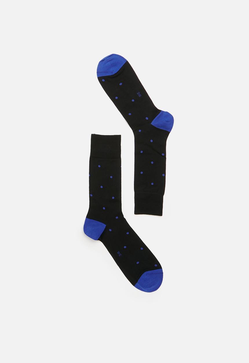 Falke - Falke dot socks - black & blue