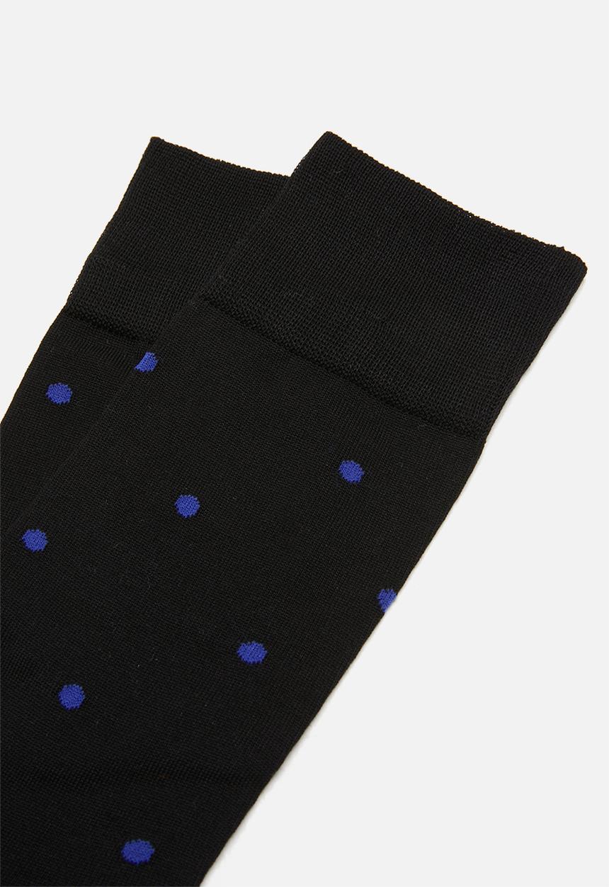 Falke - Falke dot socks - black & blue