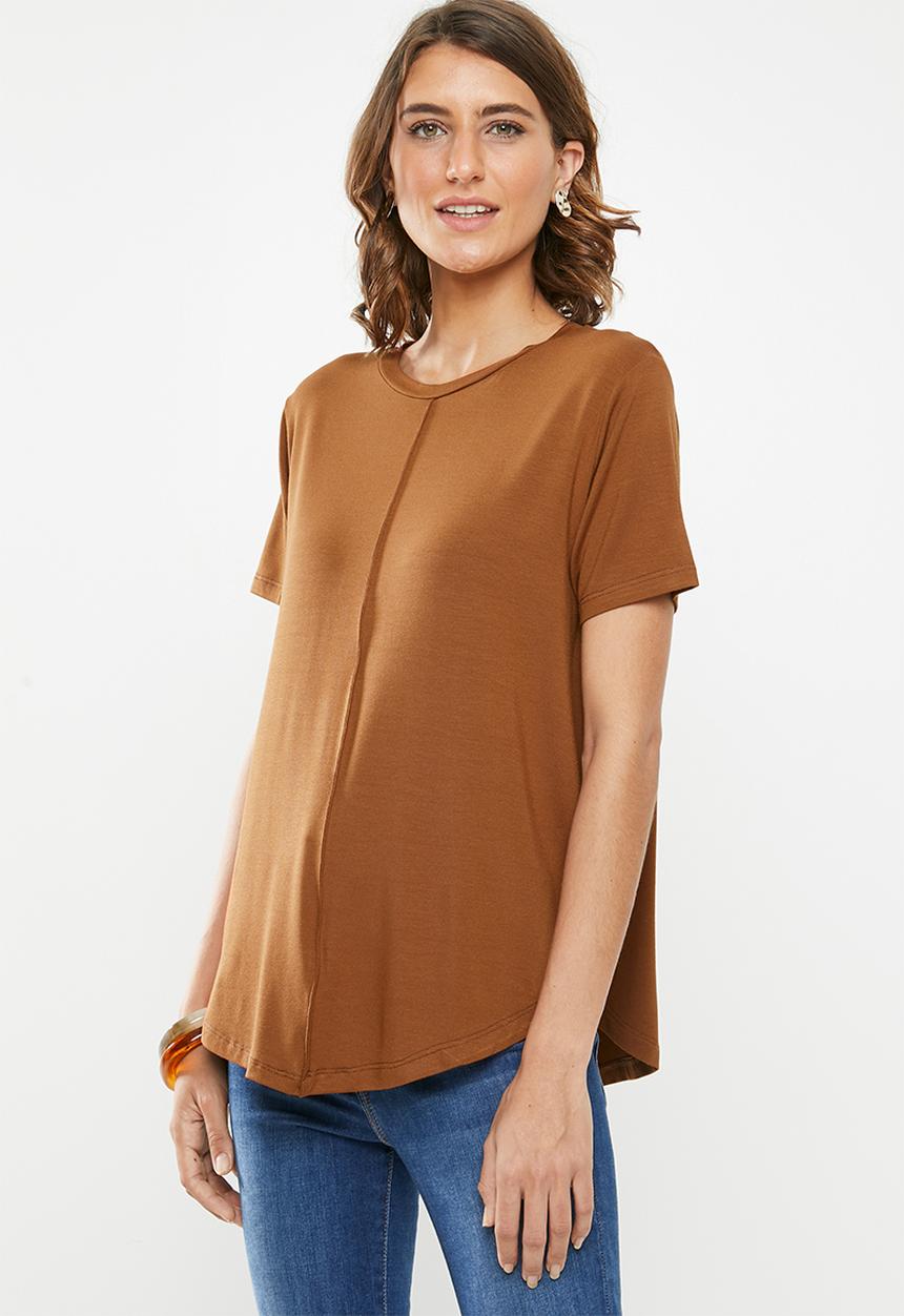 edit - High low tunic - tan
