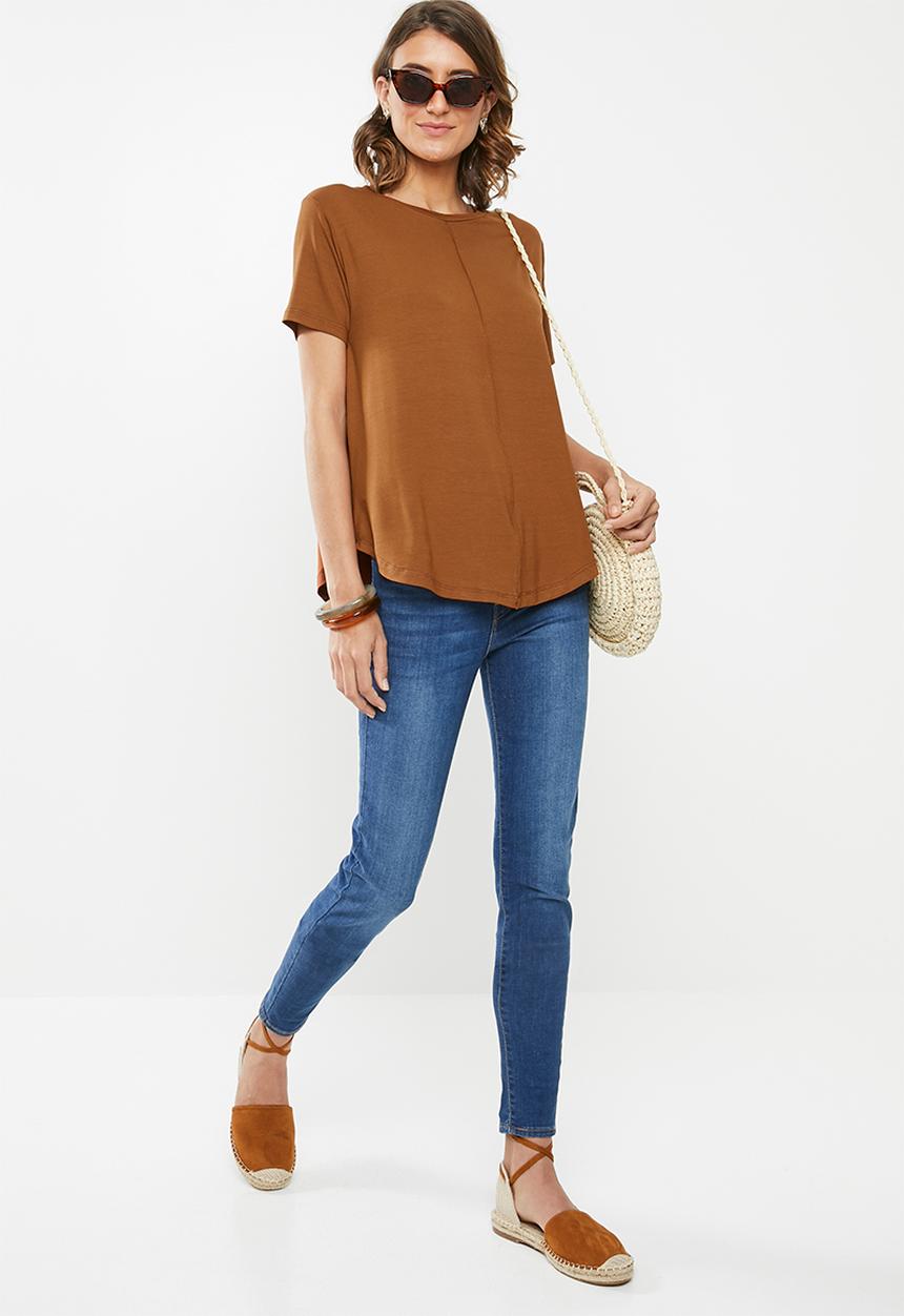 edit - High low tunic - tan