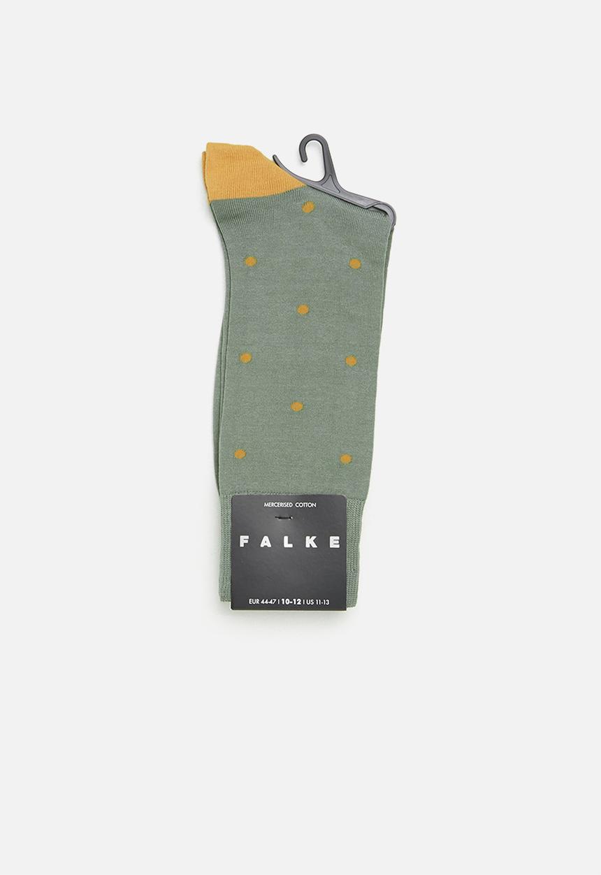 Falke - Falke dot socks - green