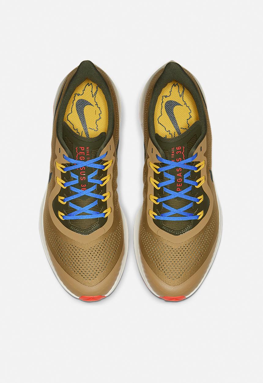 Nike - Air Zoom Pegasus 36 trail - beechtree / off noir-cargo khaki