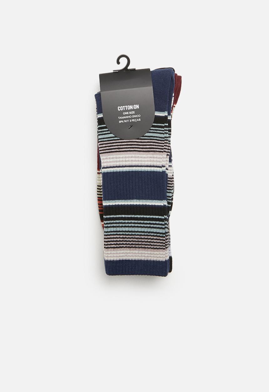 Cotton On - Active 3 pack socks - multi