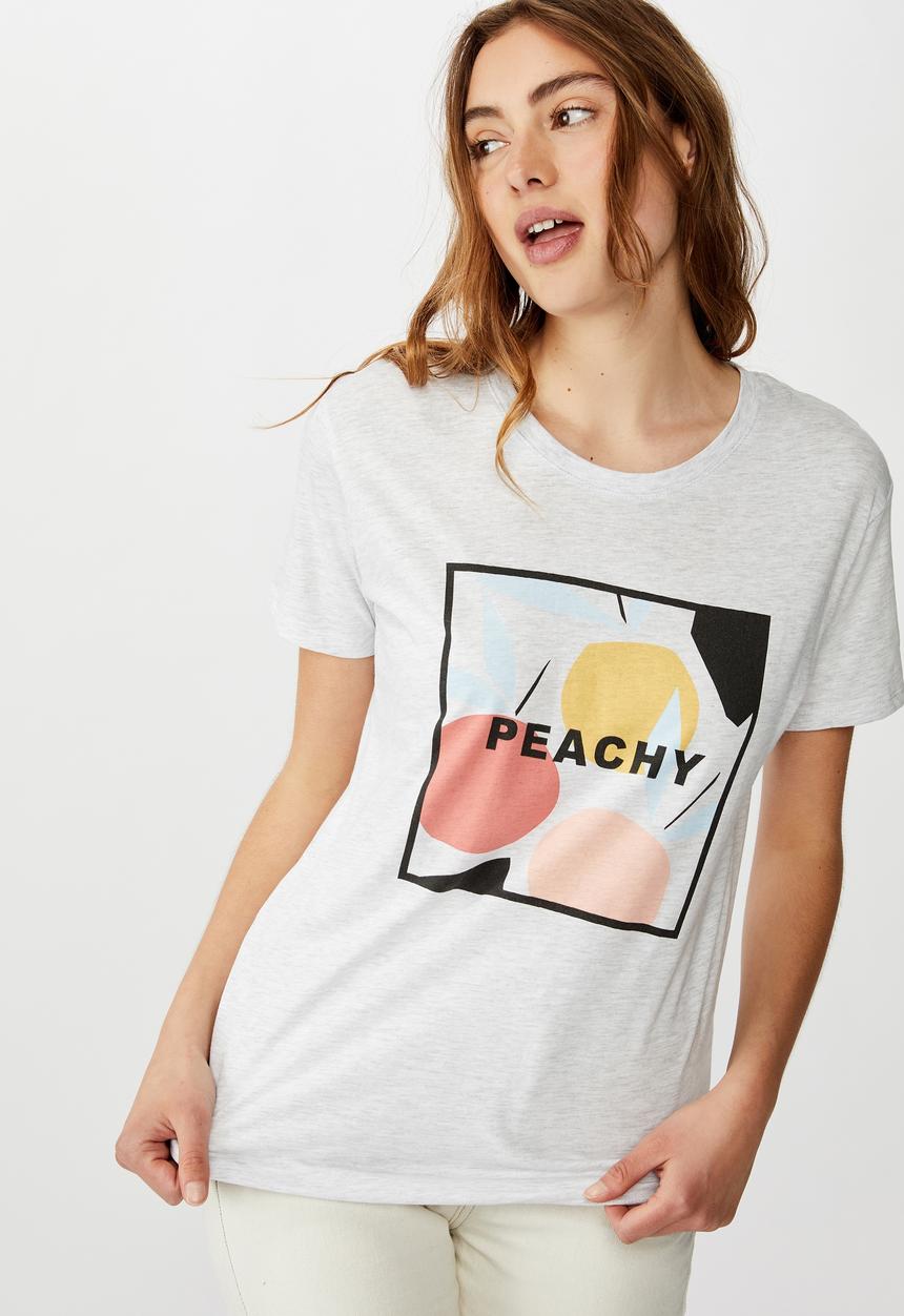 Cotton On - Classic arts T-shirt - grey