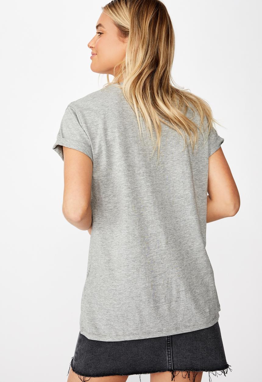 Cotton On - Classic slogan T-shirt - grey