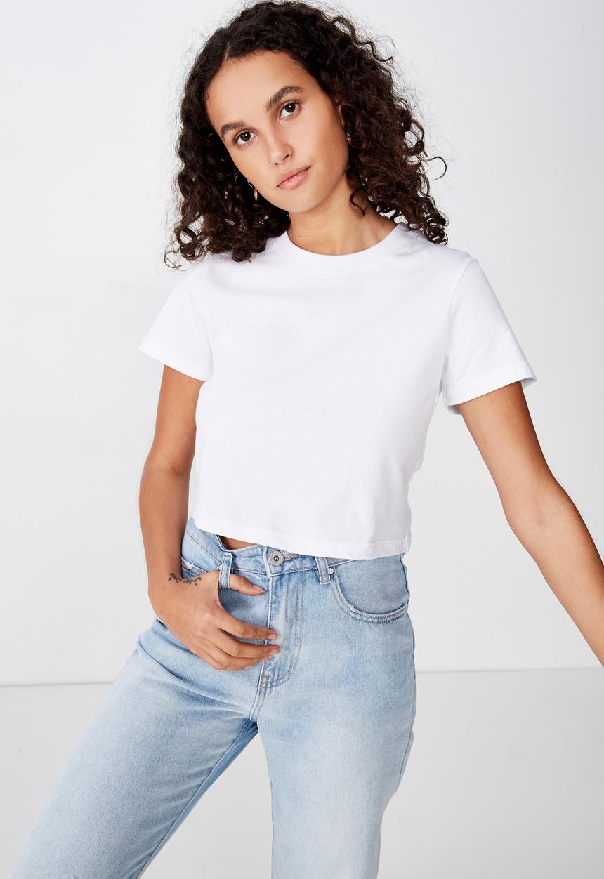 Cotton On - The one baby tee  - white