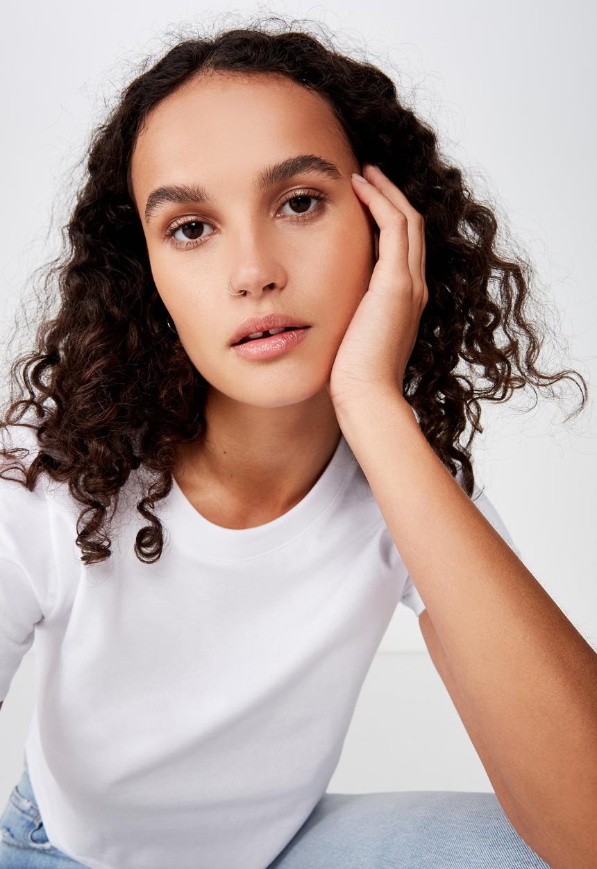 Cotton On - The one baby tee  - white
