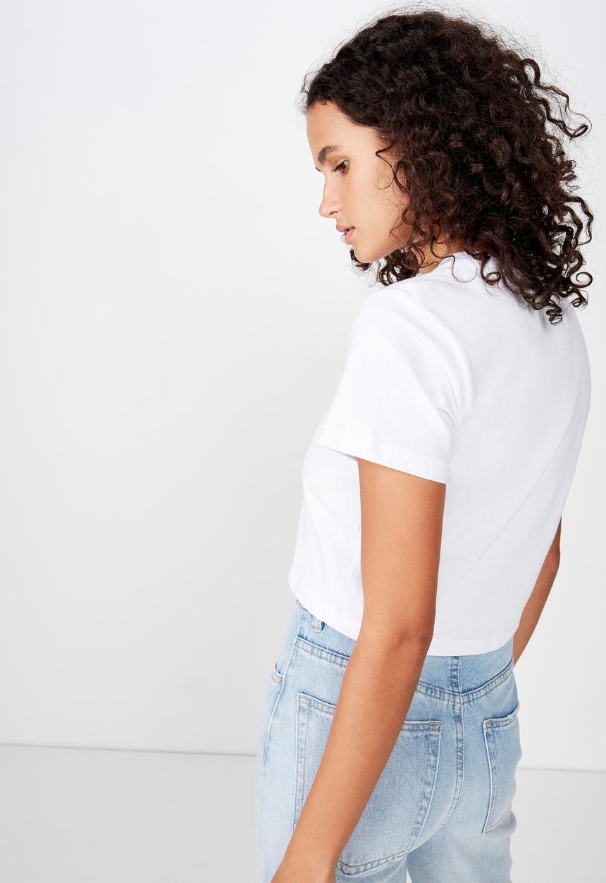 Cotton On - The one baby tee  - white