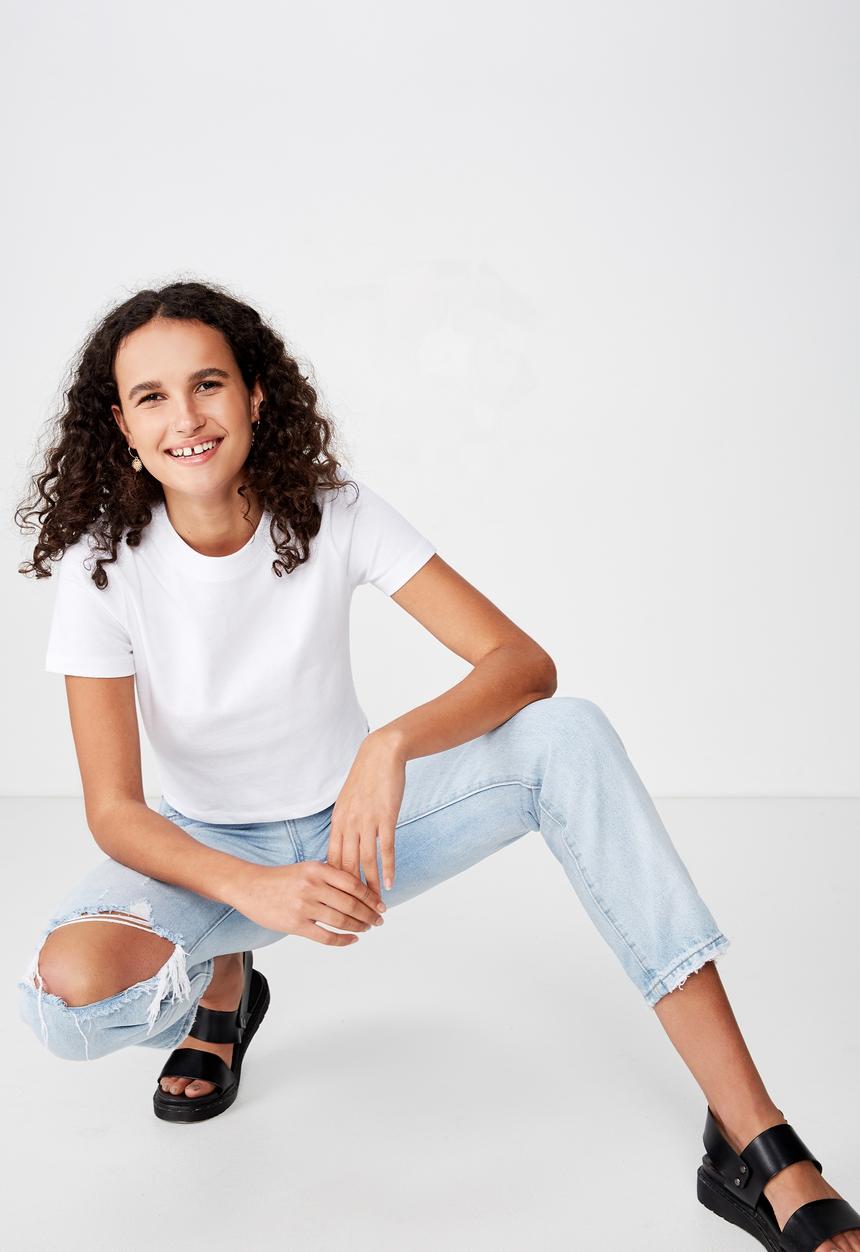 Cotton On - The one baby tee  - white