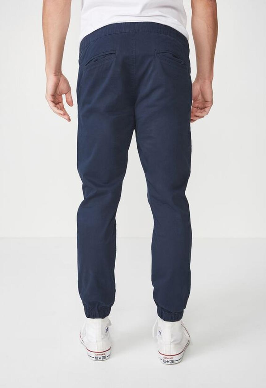 Cotton On - Drake cuffed pant - navy