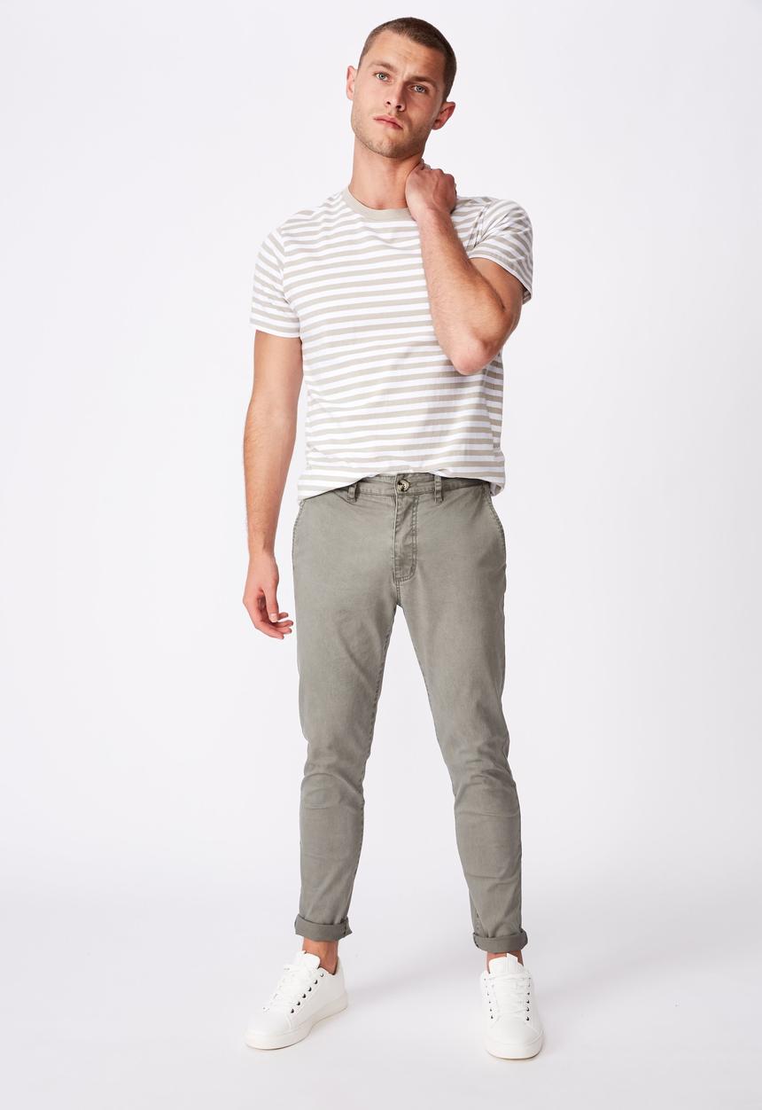 Cotton On - Skinny stretch chino - grey
