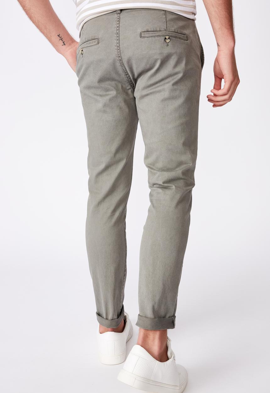 Cotton On - Skinny stretch chino - grey