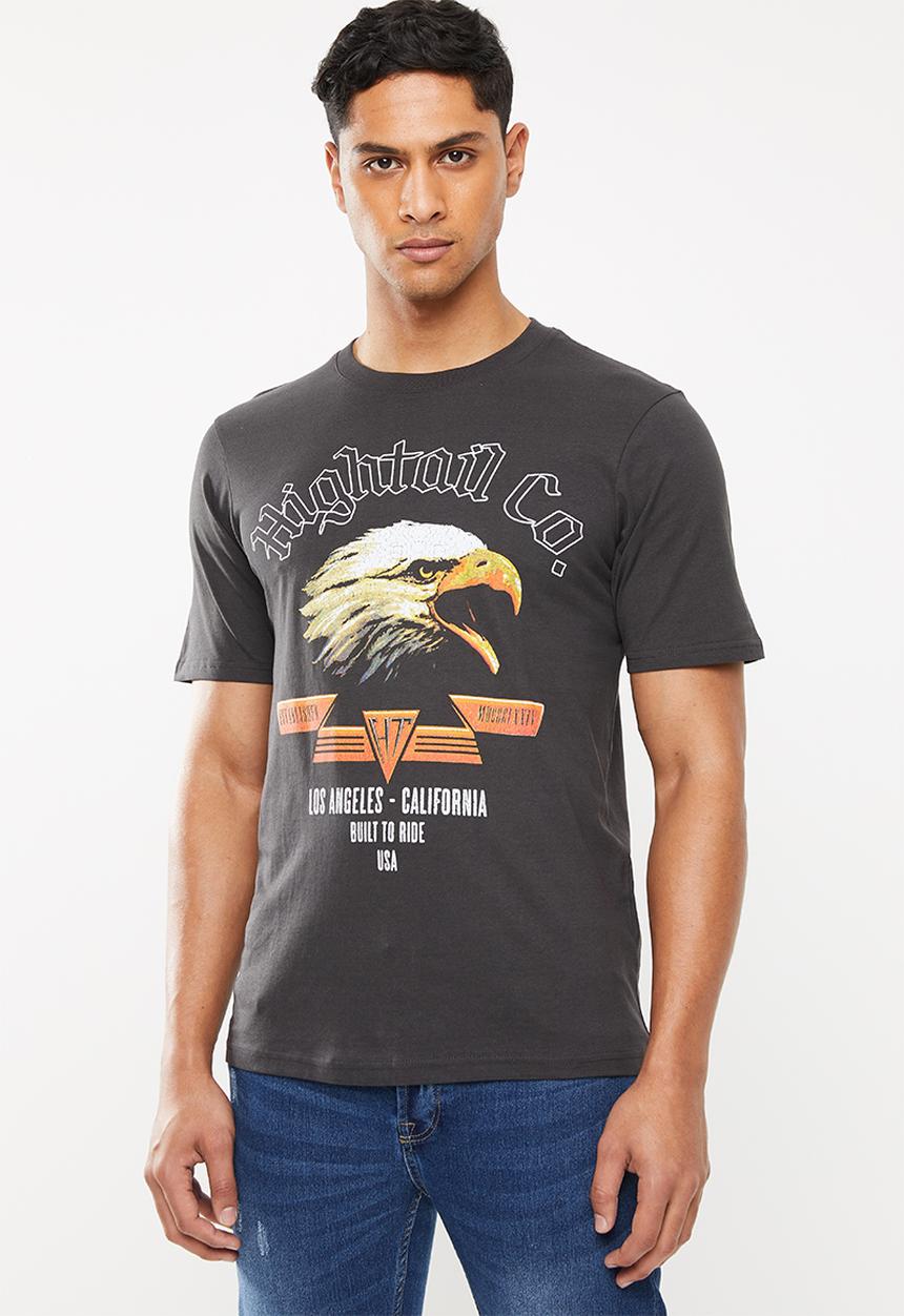 Cotton On - Hightail co. Tbar moto T-shirt - black