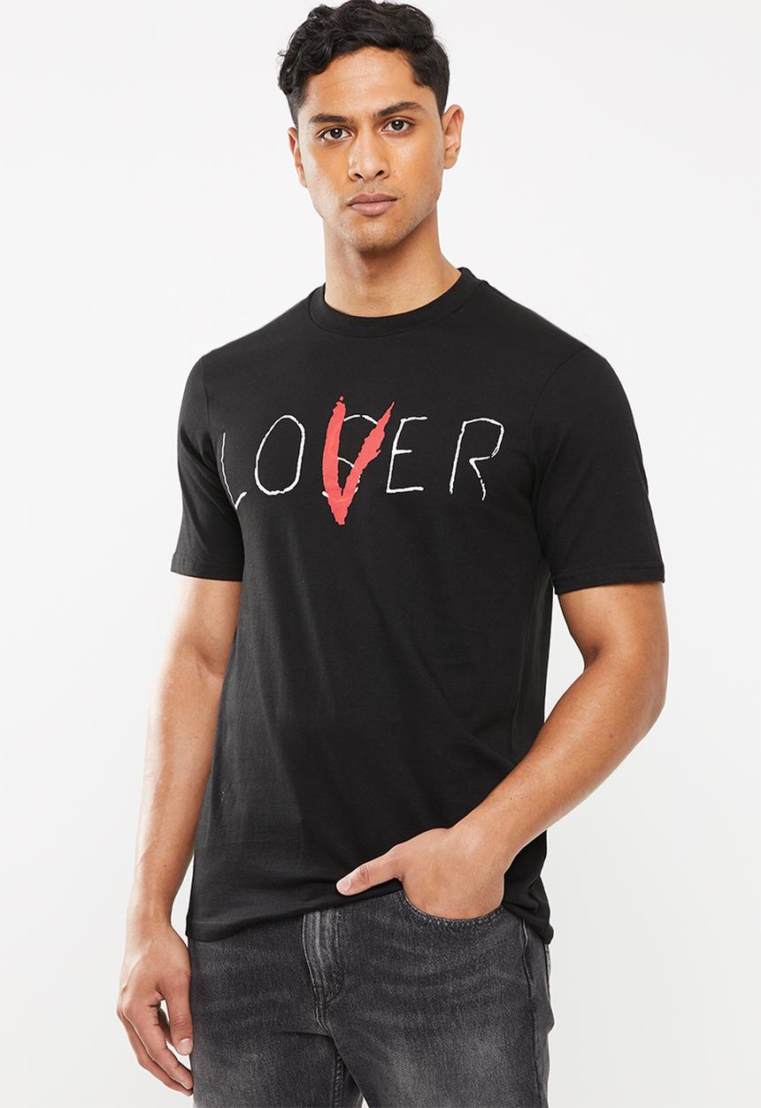 Cotton On - It - lover Tbar collab movie tee - black