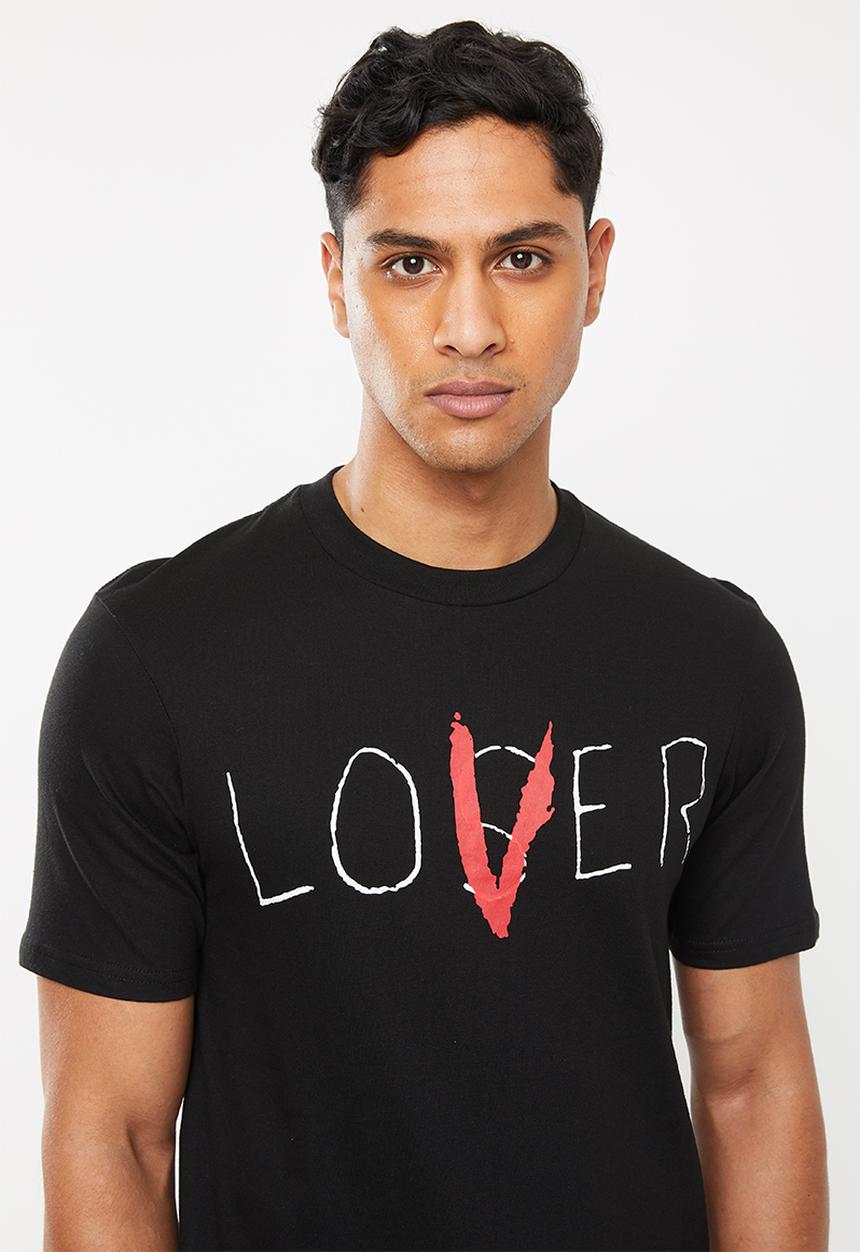 Cotton On - It - lover Tbar collab movie tee - black
