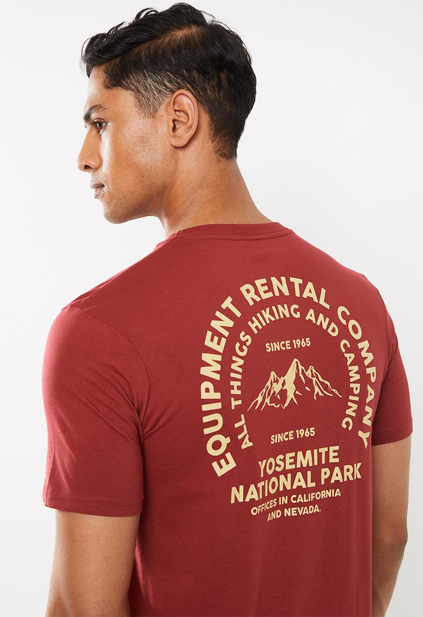 Cotton On - Yosemite Tbar souvenir T-shirt - red