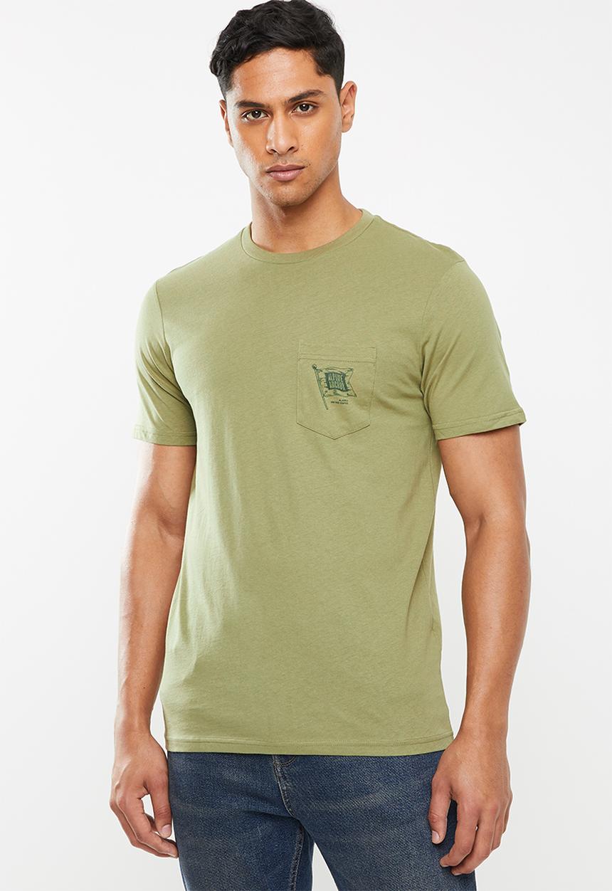 Cotton On - Alpine anchor Tbar souvenir T-shirt - khaki