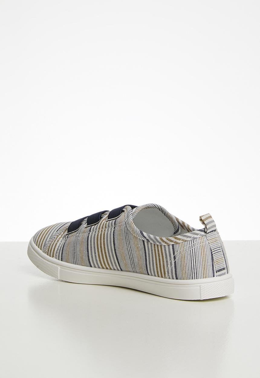Cotton On - Olsen elastic slip on sneakers - blue