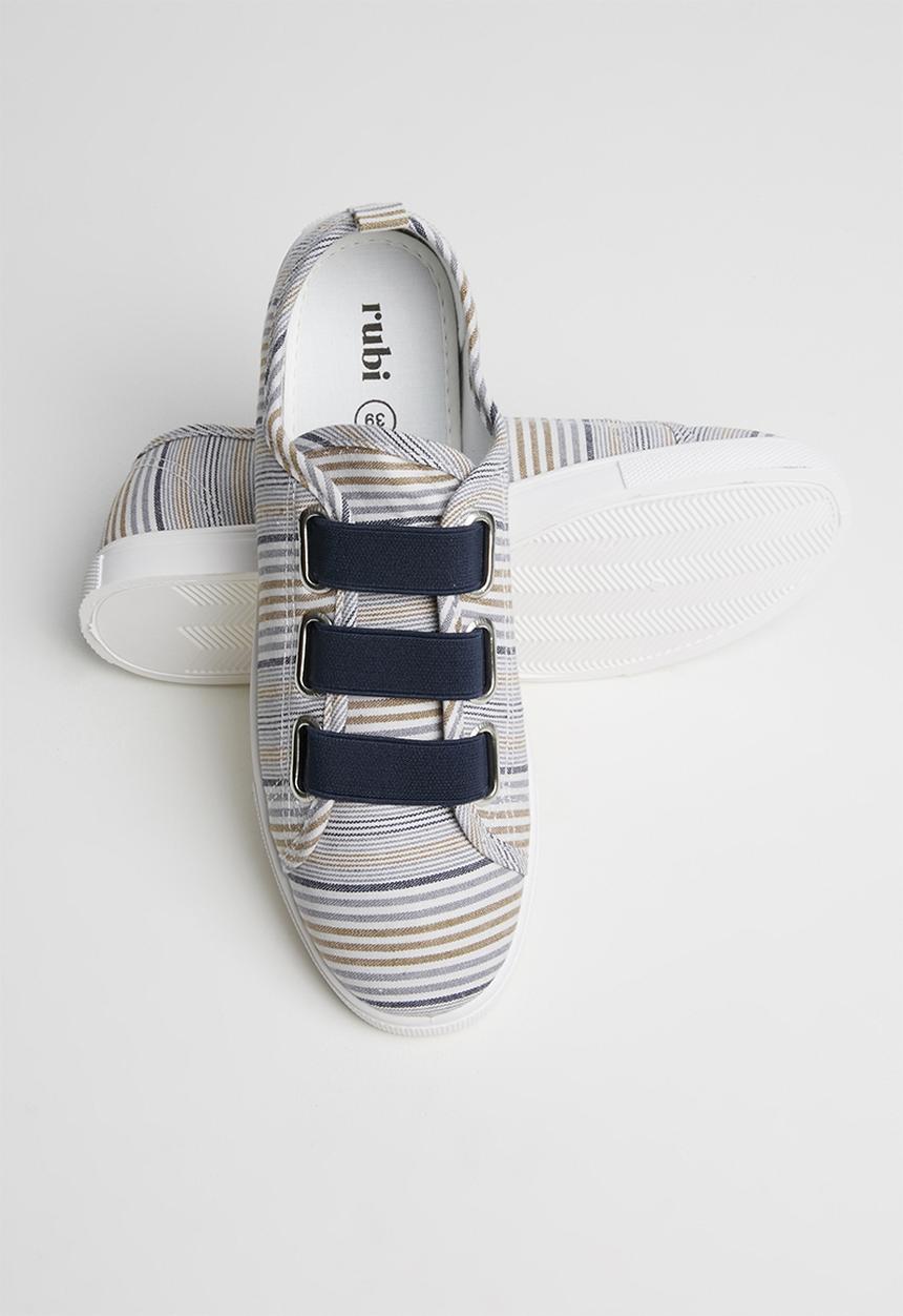 Cotton On - Olsen elastic slip on sneakers - blue