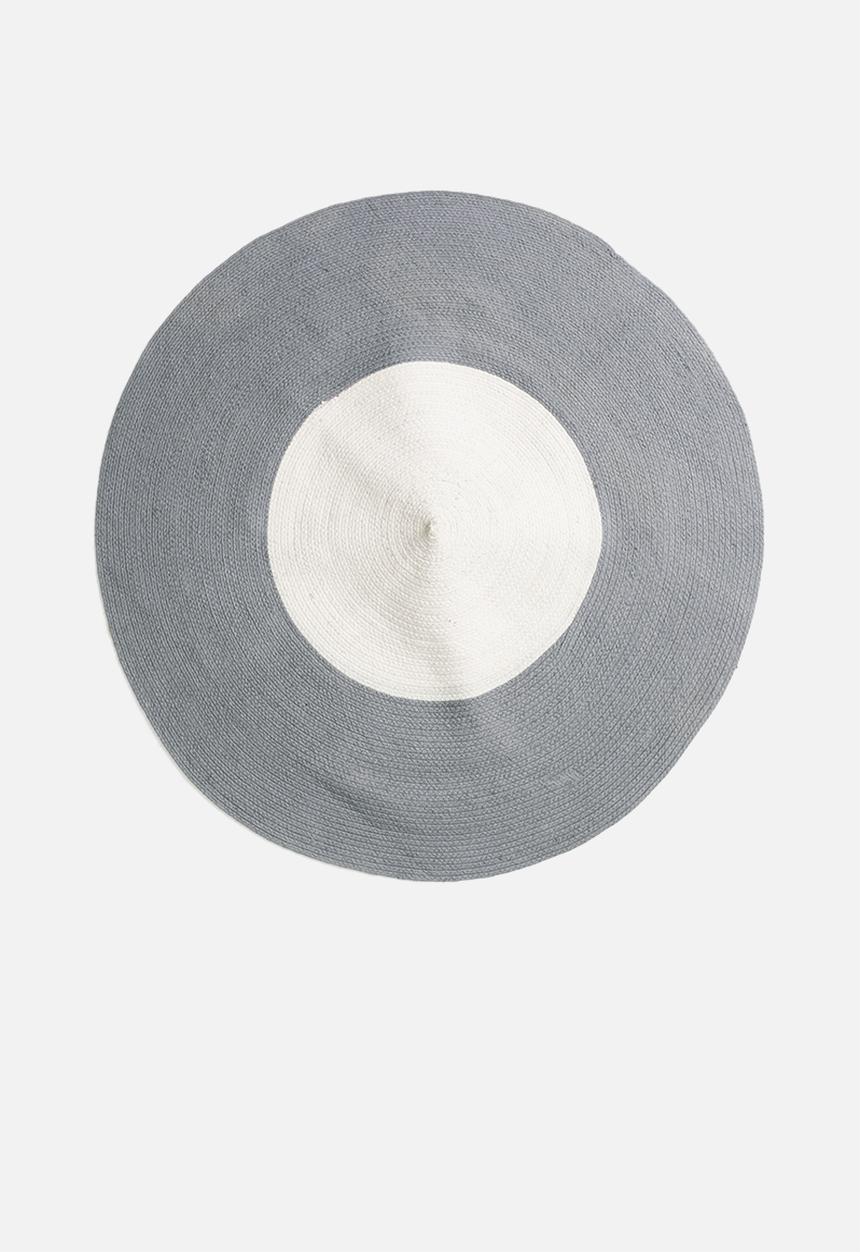 Sixth Floor - CD woven rug - grey & natural