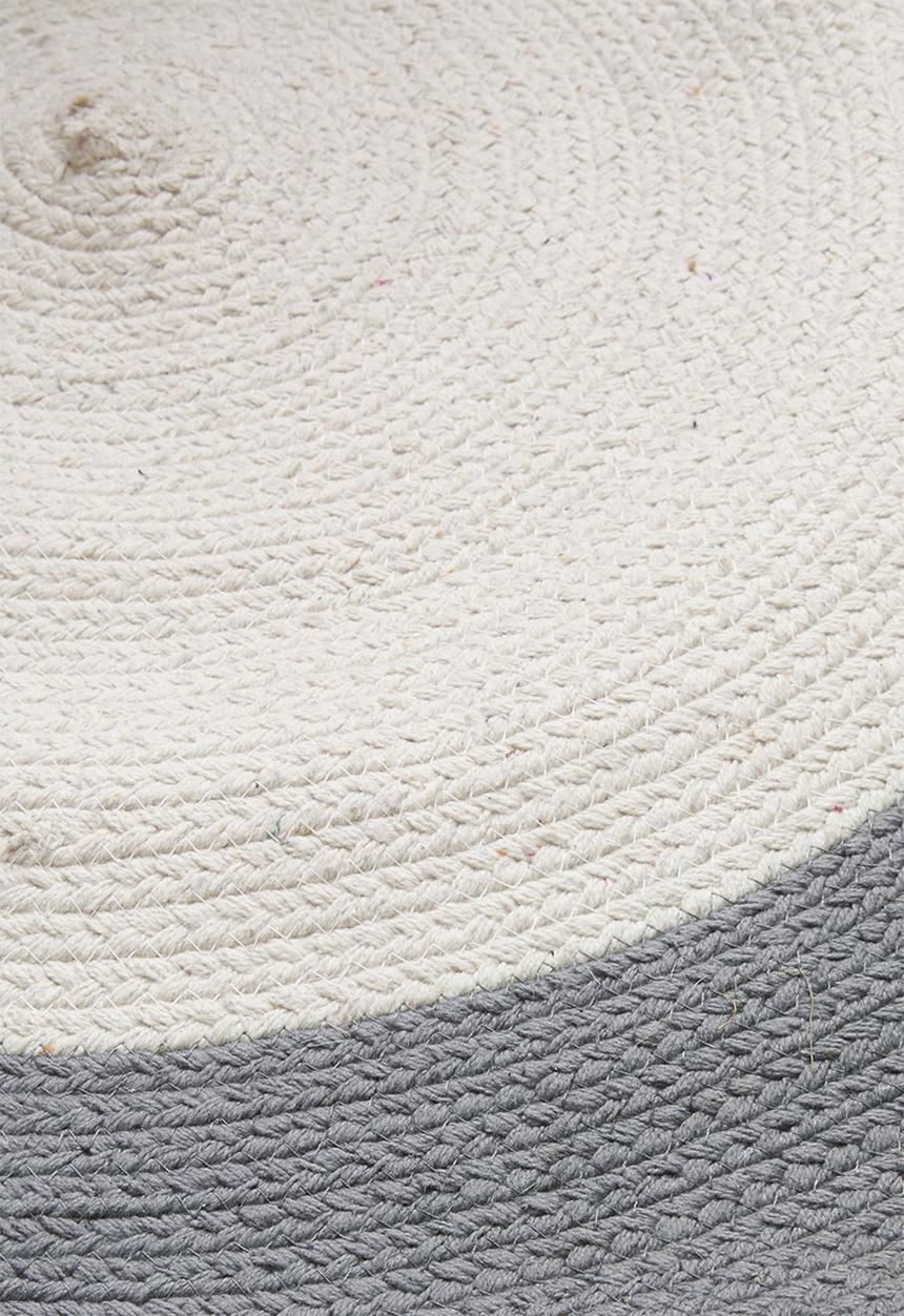 Sixth Floor - CD woven rug - grey & natural
