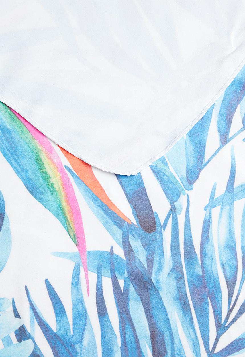 Bobums - Printed yoga towel - strelitzia