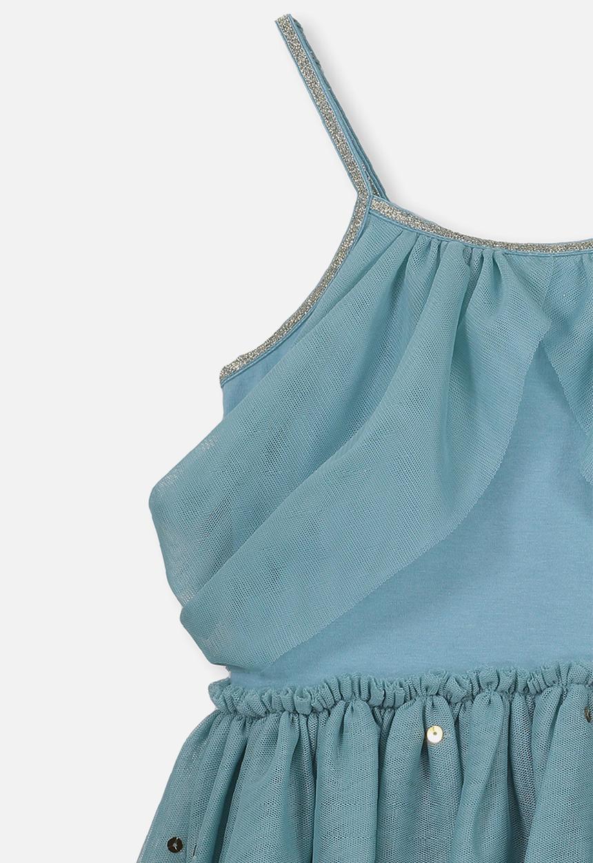 Cotton On - Iris tulle dress - blue 
