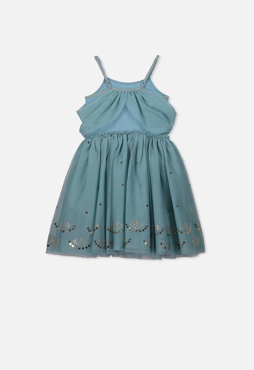 Cotton On - Iris tulle dress - blue 