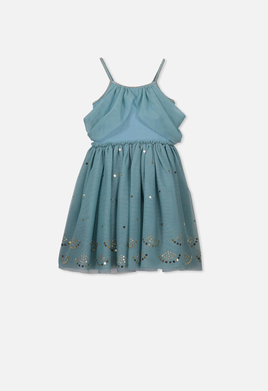 Cotton On - Iris tulle dress - blue 