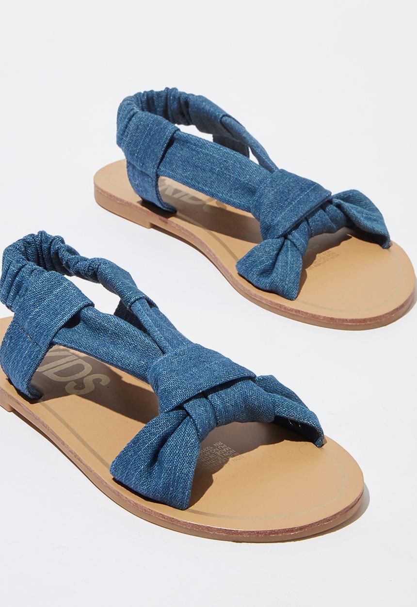 Cotton On - Knot sandal - blue
