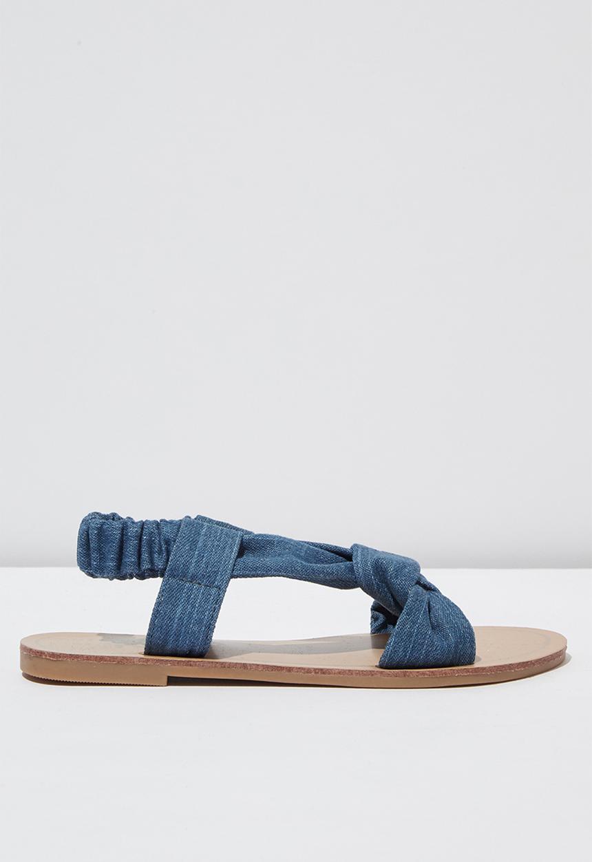 Cotton On - Knot sandal - blue
