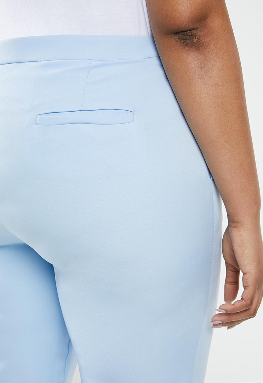 POLO - Plus size tessa basic suit trouser - blue