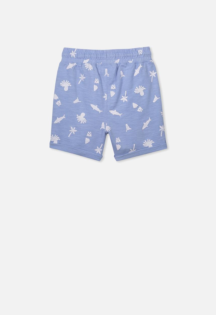 Cotton On - Henry slouch short - blue & white 