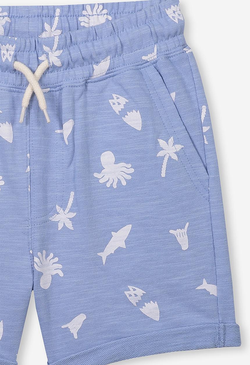 Cotton On - Henry slouch short - blue & white 